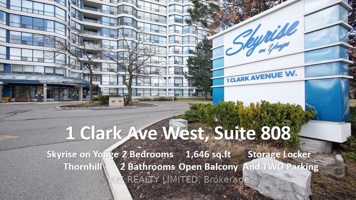 2 Bedrooms Condo at 1 Clark,  Vaughan For sale