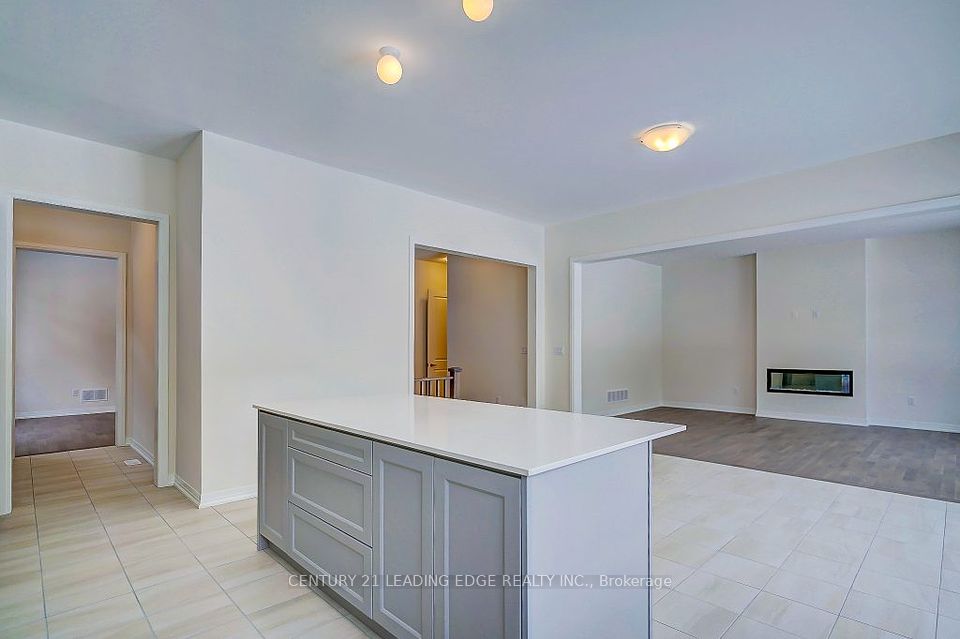 Kitchen overlooking Family