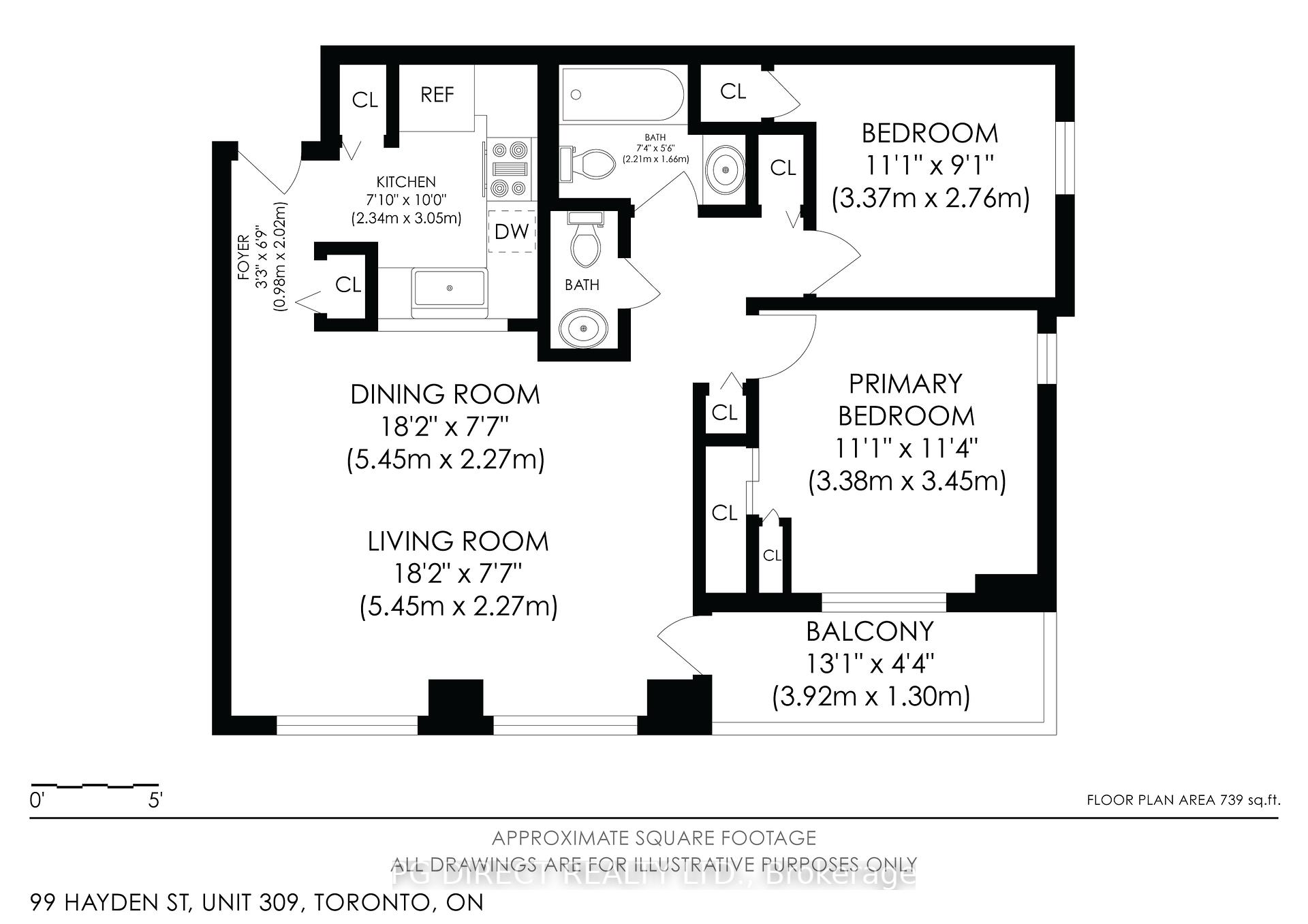 2 Bedrooms Condo at 99 Hayden, Toronto For sale