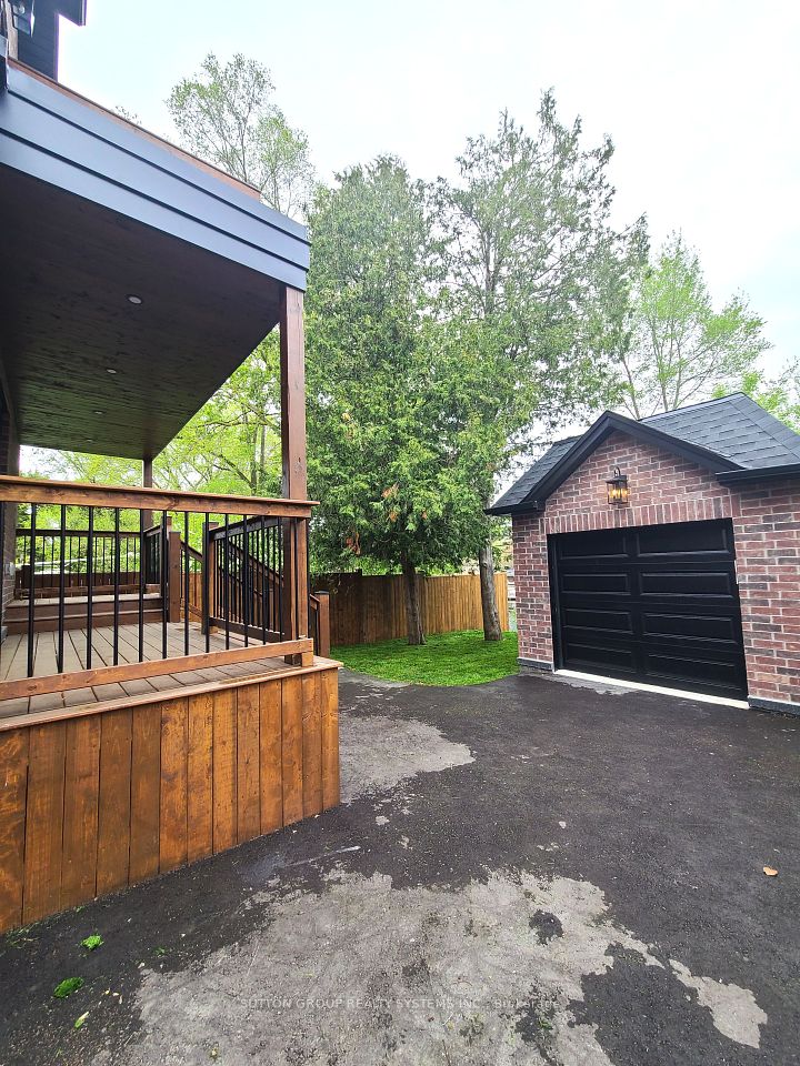 Backyard and Garage