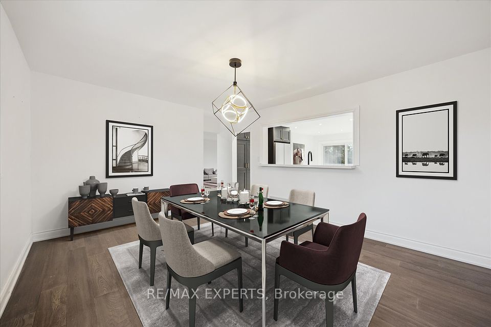 Virtually Staged Dining Room