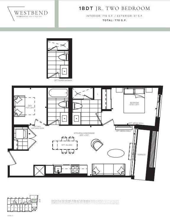 2 Bedrooms Condo at 1660 Bloor, Toronto For sale