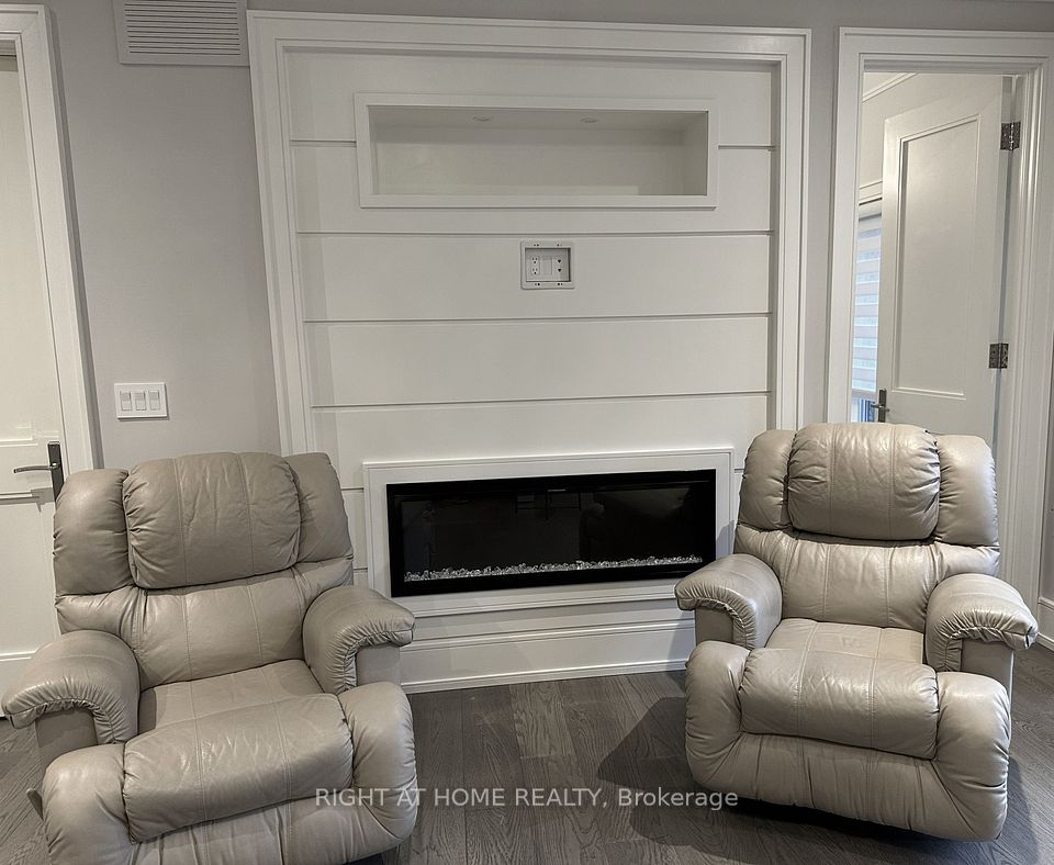 Primary Bedroom with Electric Fireplace