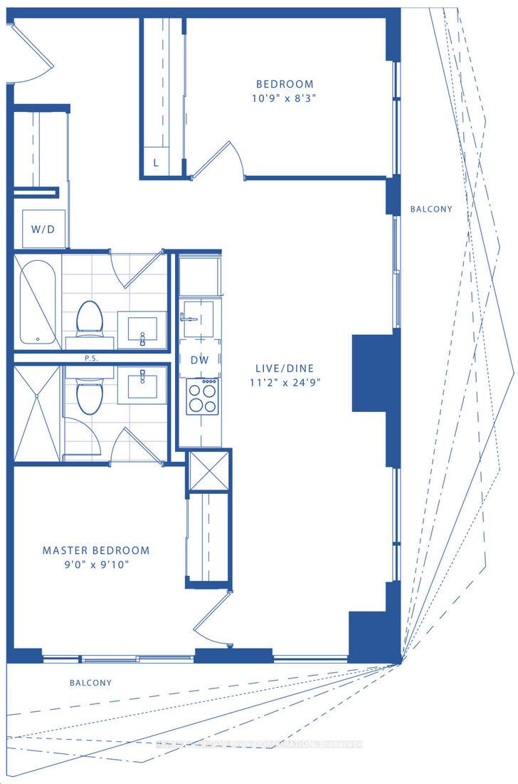 2 Bedrooms Condo at 100 Dalhousie, Toronto For sale