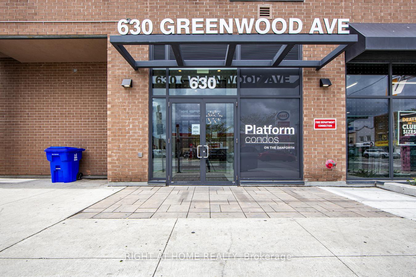 1 Bedroom Condo at 630 Greenwood, Toronto For sale