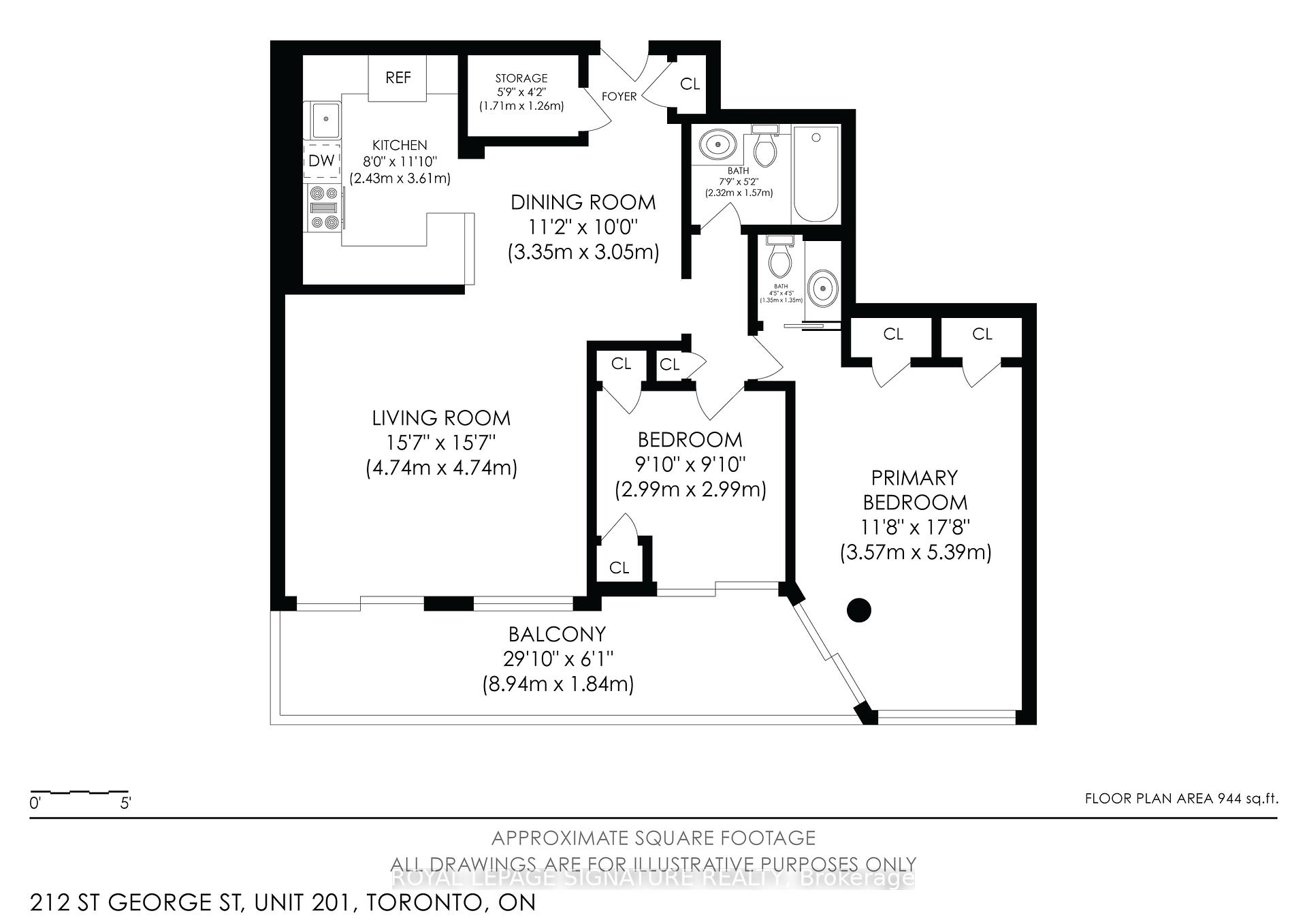 2 Bedrooms Condo at 212 St. George, Toronto For sale