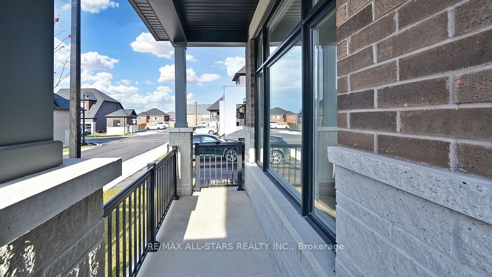 Relaxing covered porch