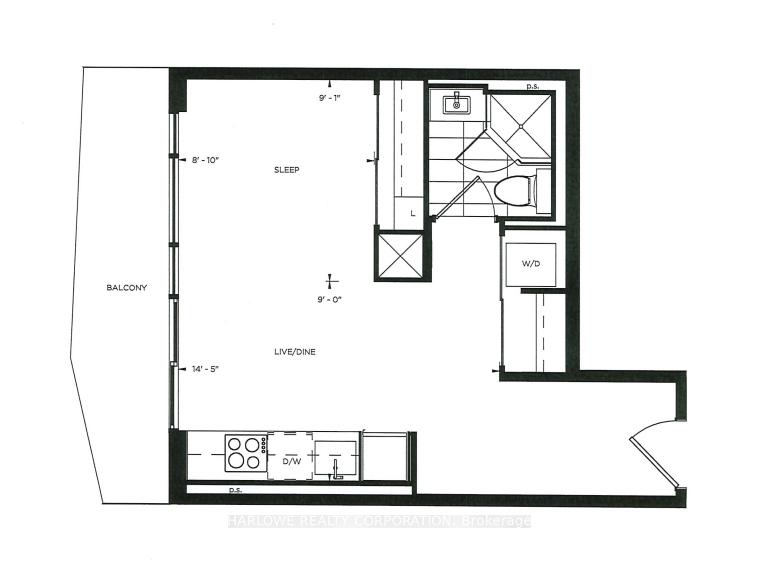 1 Bedroom Condo at 100 Dalhousie,  Toronto For sale
