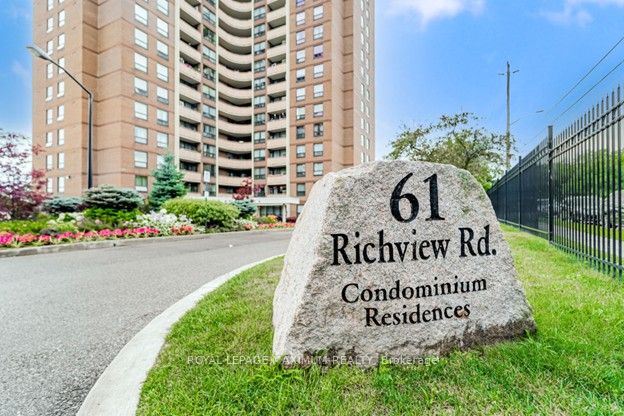 #1902 - 61 Richview Road, Toronto, ON M9A 4M8