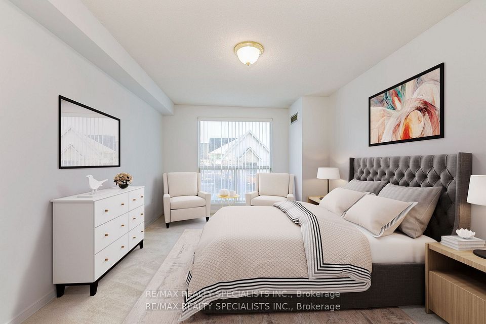 Staged Primary Bedroom
