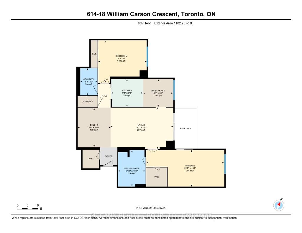 2 Bedrooms Condo at 18 William Carson, Toronto For sale