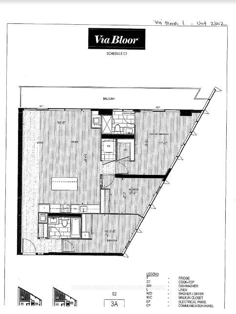 3 Bedrooms Condo at 575 Bloor, Toronto For sale