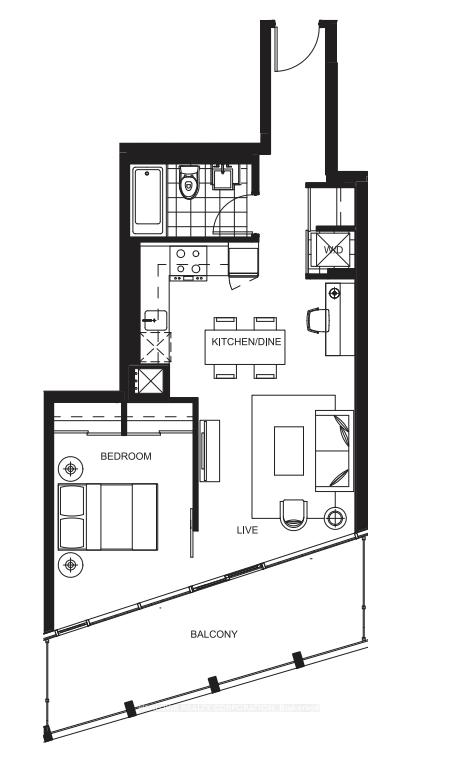 1 Bedroom Condo at 30 Ordnance,  Toronto For sale