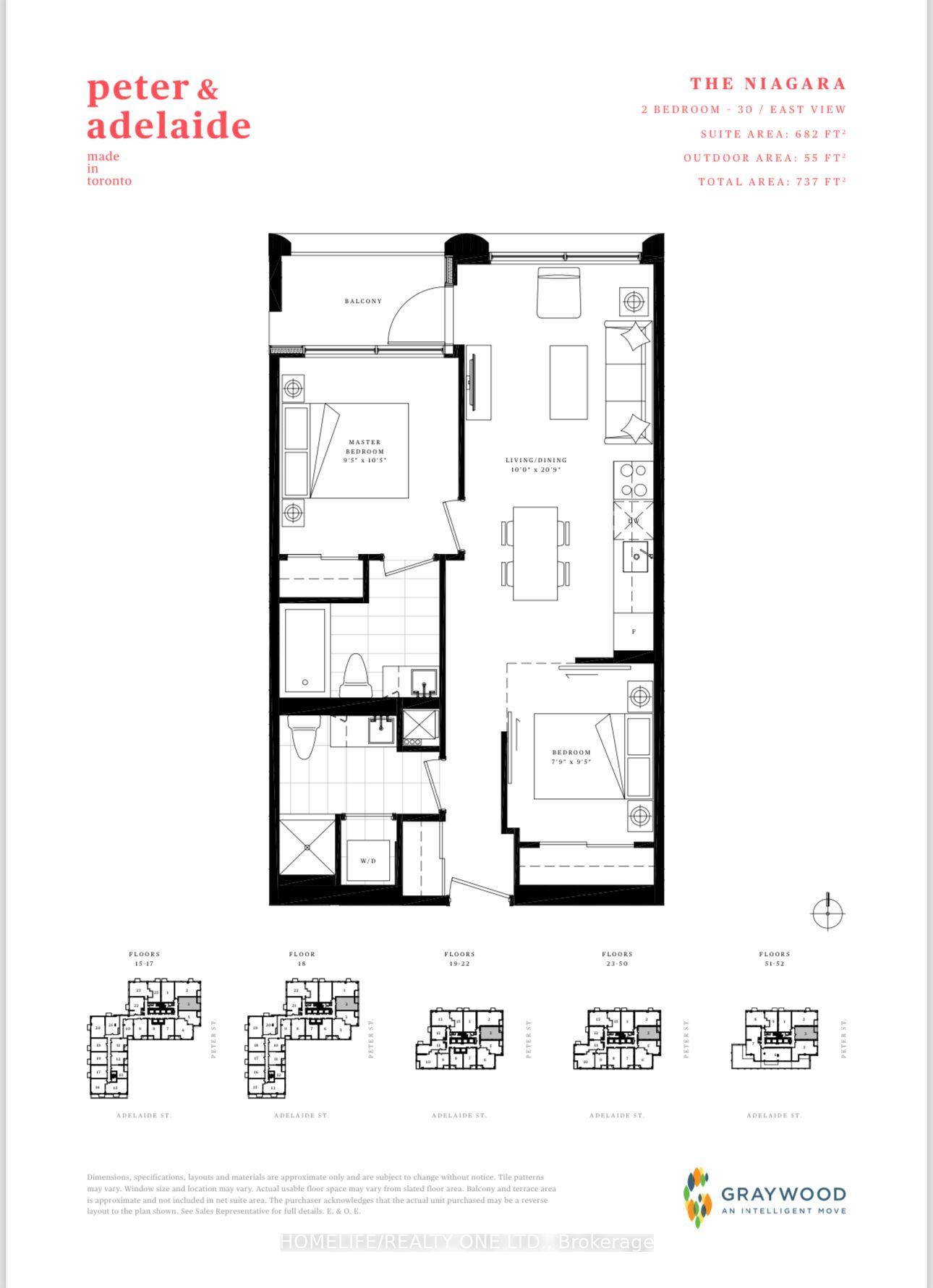 1 Bedroom Condo at 108 Peter, Toronto For sale
