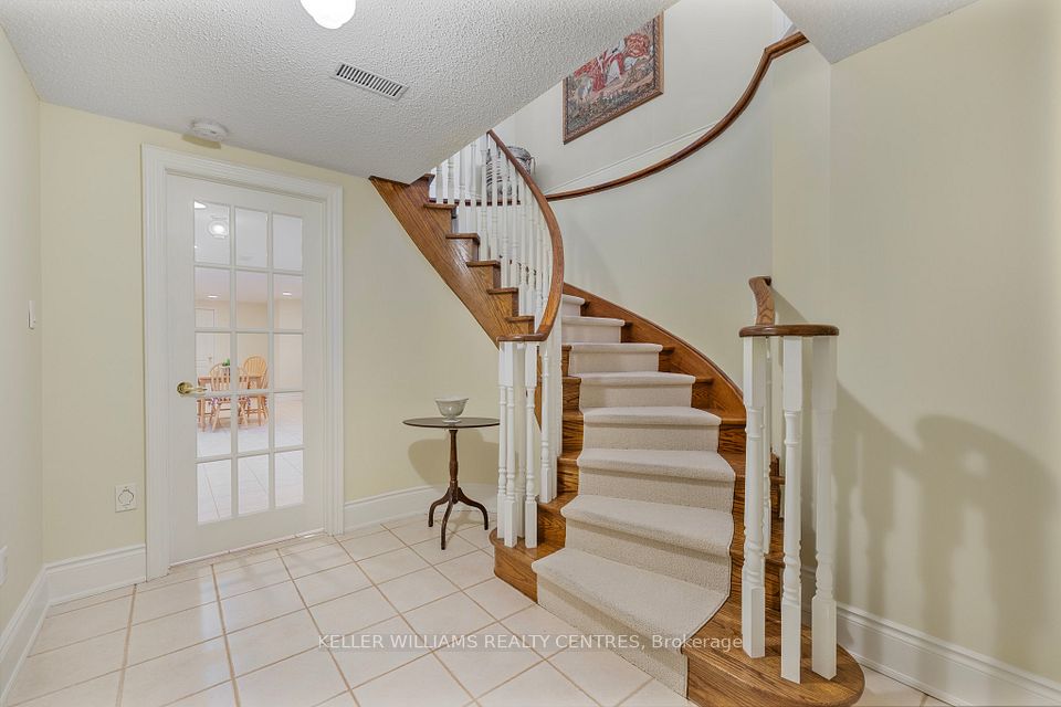 Lower Hallway to Finished Basement