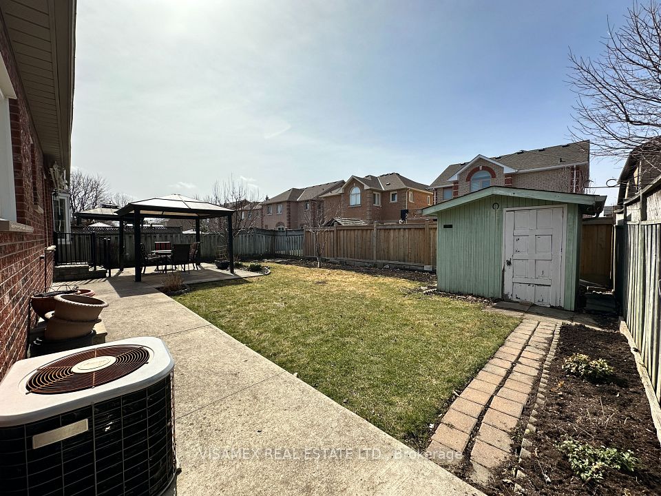 Backyard with Pergola and Shed