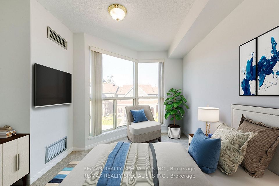 Staged 2nd Bedroom
