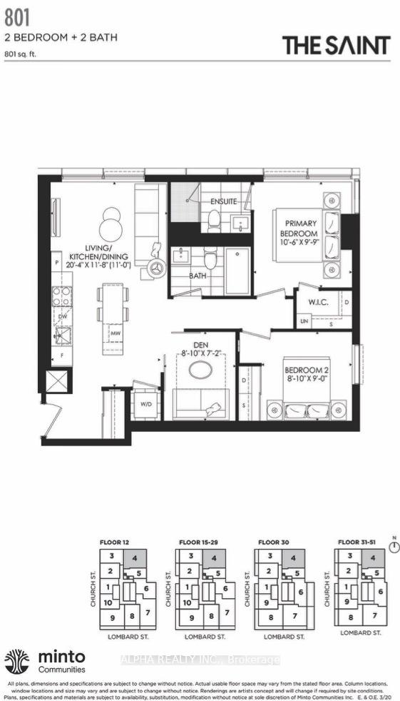 3 Bedrooms Condo at 89 Church, Toronto For sale