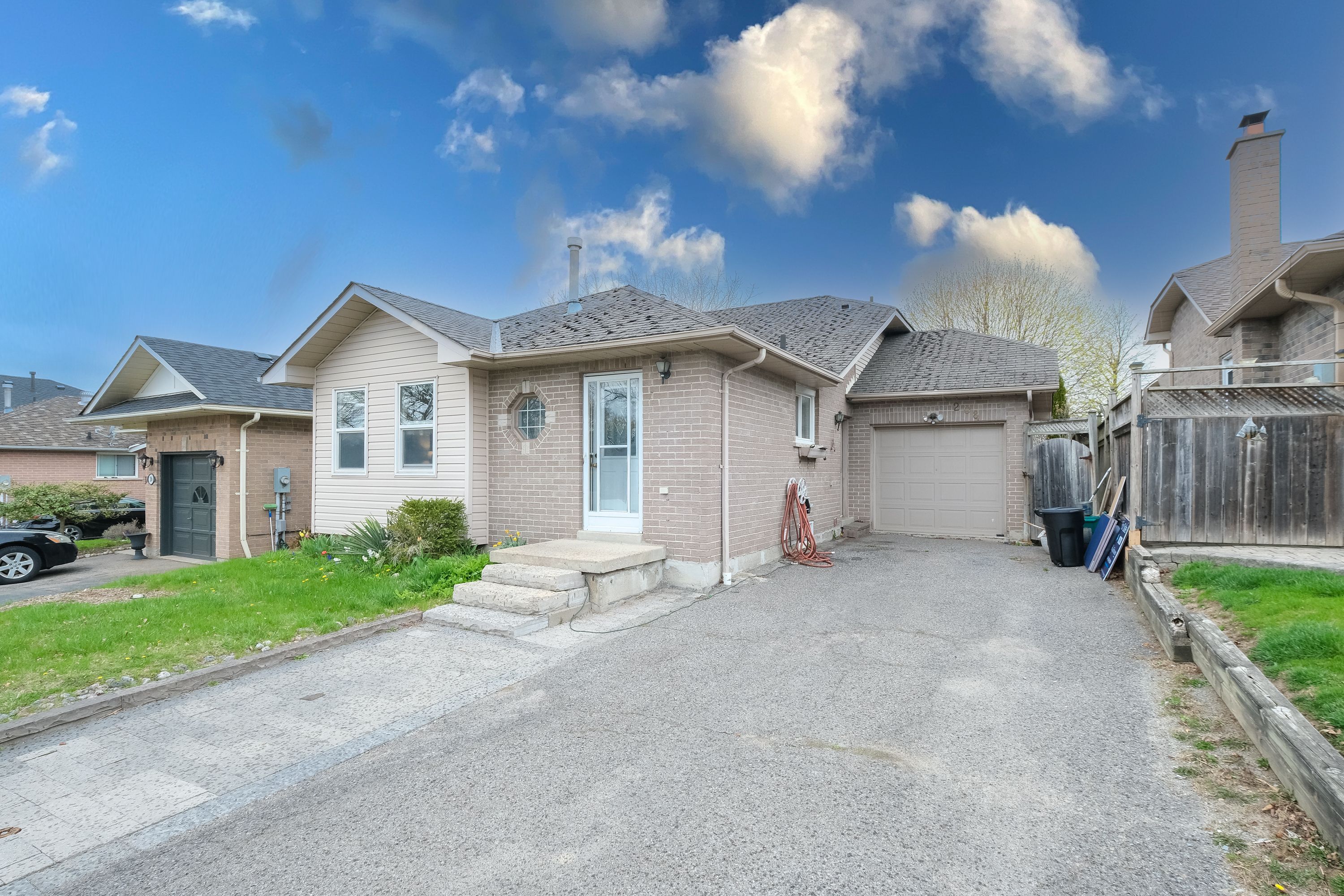208 Johnson Avenue Whitby, Ontario This unique and spacious 4-level backsplit is the ideal solution for multigenerational living, co-ownership with a friend, or a built-in nanny suite! With two fully self-contained living spaces, each featuring two bedrooms, a full kitchen, living and dining areas, and a bathroom, this home offers incredible flexibility and value. Tucked away on a quiet, family-friendly street, this property boasts a private drive, attached garage, and sits on a generous 42 x 100 ft lot with a large fenced backyard. Located in a highly convenient area, you're just minutes from shopping, restaurants, parks, public transit, and a quick hop to Highway 401. Two units under one roof, for the price of one home, this could be the opportunity you've been waiting for! Whether you're investing, co-living, or growing your family, this home offers space, comfort, and endless potential. See Floor plans for room measurements.
