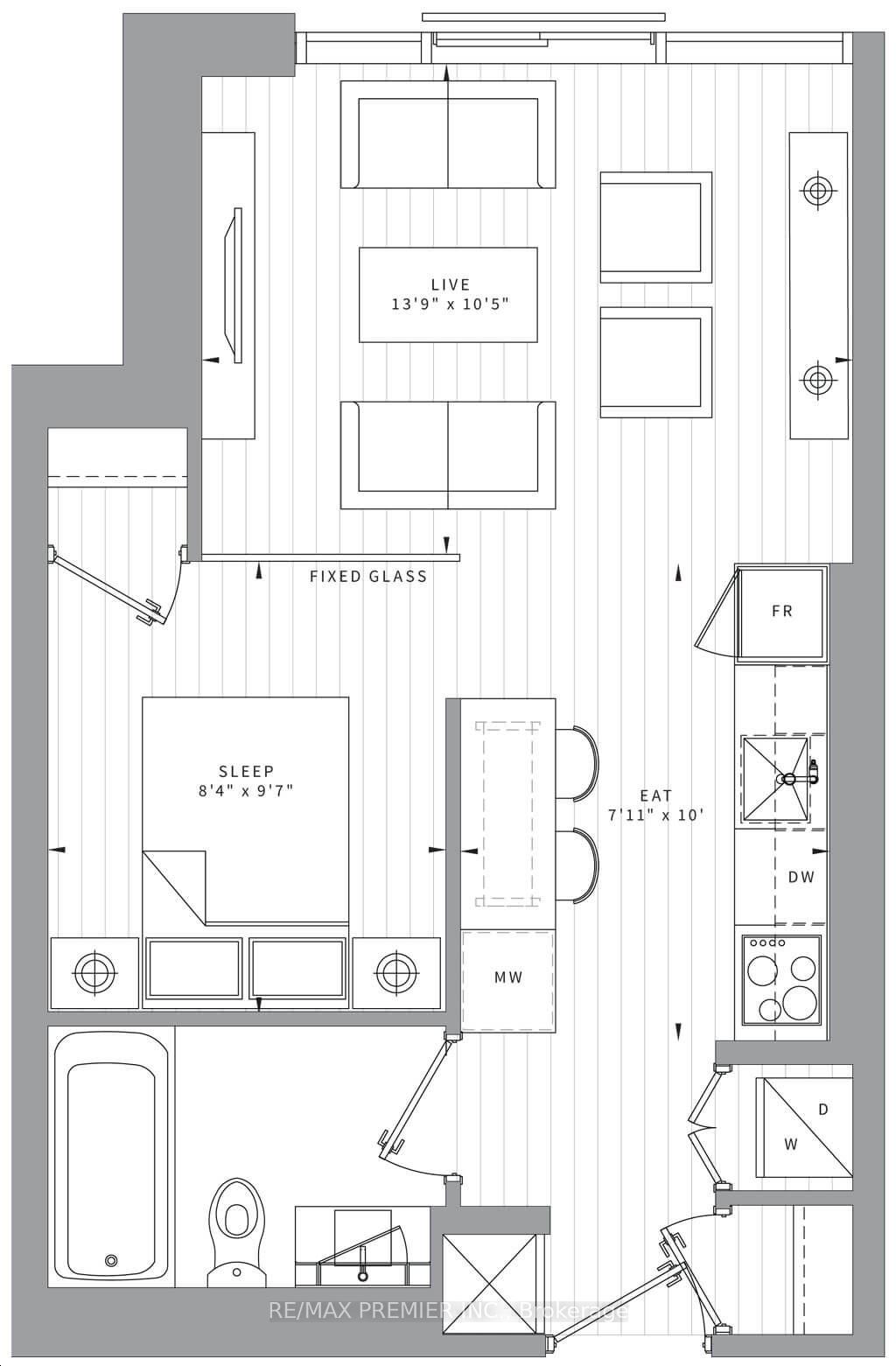 1 Bedroom Condo at 505 Richmond,  Toronto For sale