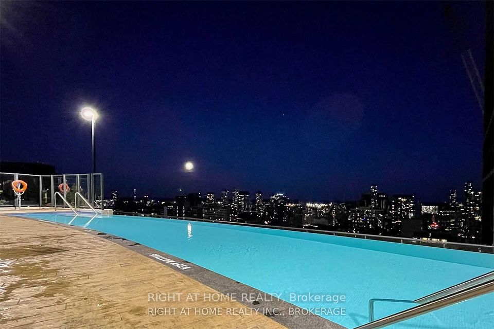 Pool at night