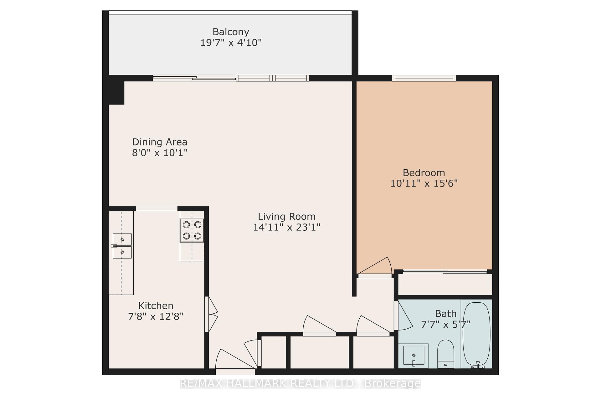 1 Bedroom Condo at 101 Prudential,  Toronto For sale