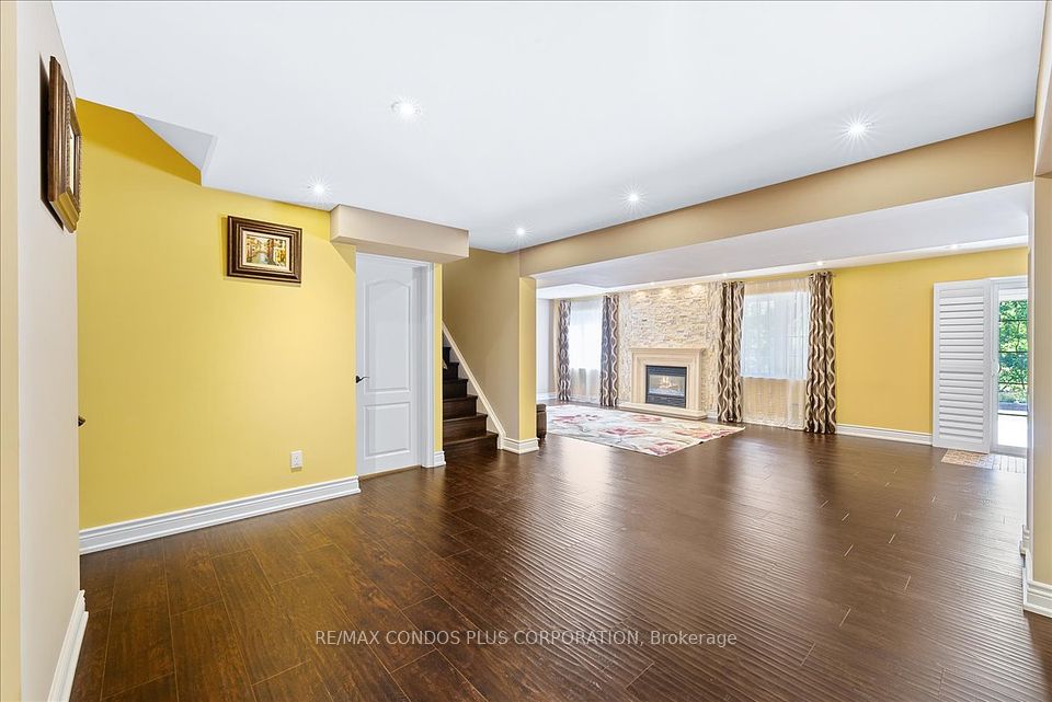 Spacious Finished Basement with Second Fire Place