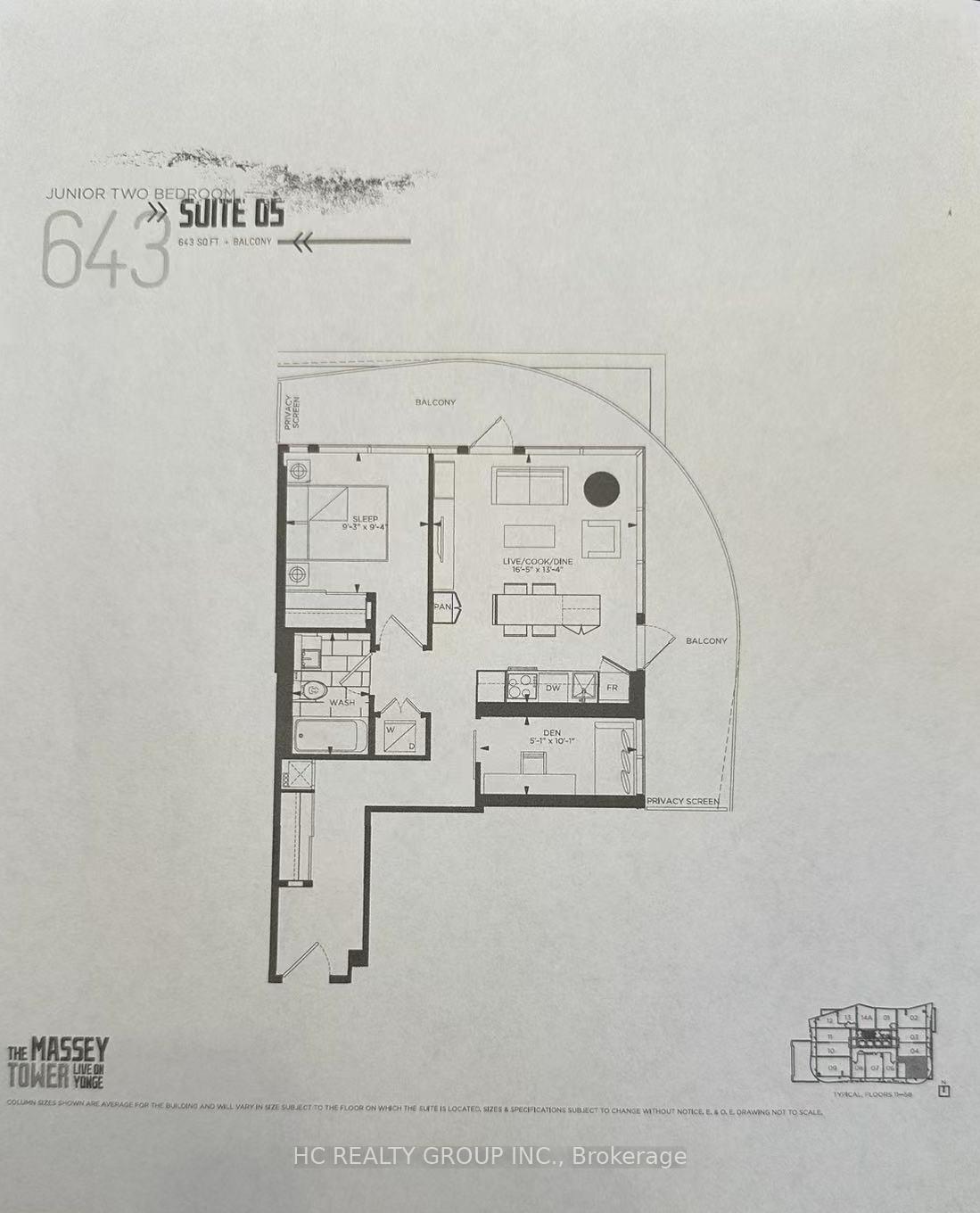 2 Bedrooms Condo at 197 Yonge, Toronto For sale