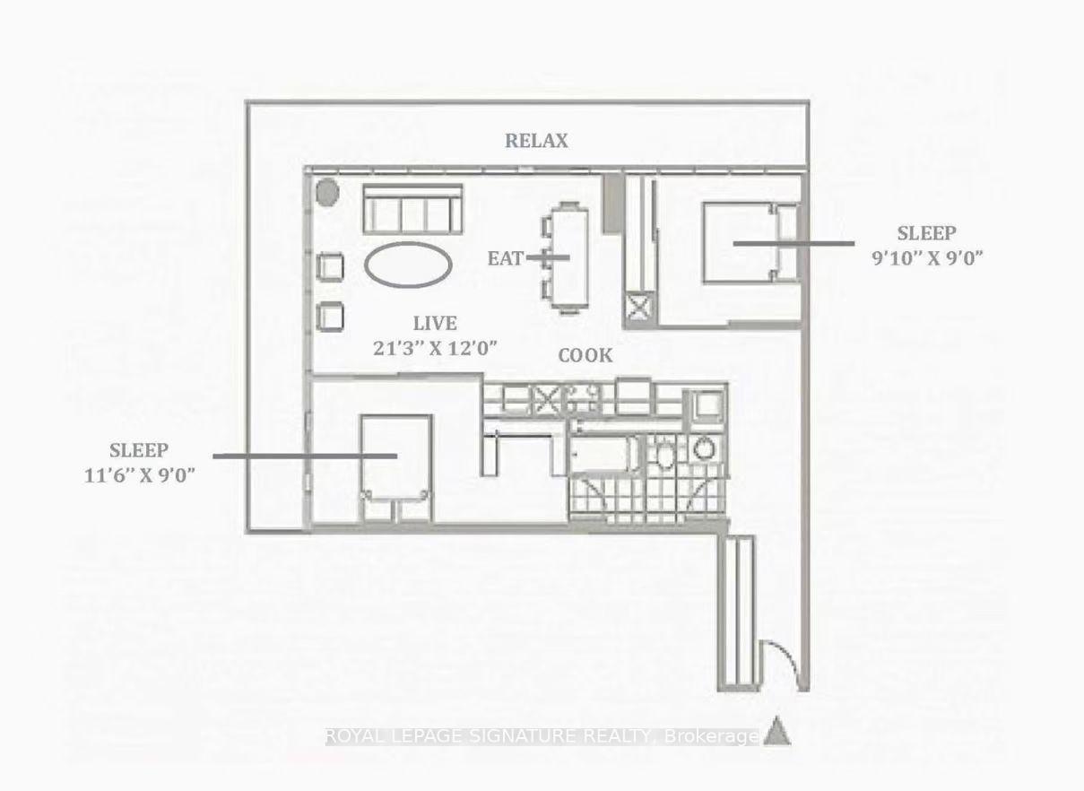 2 Bedrooms Condo at 33 Charles,  Toronto For sale