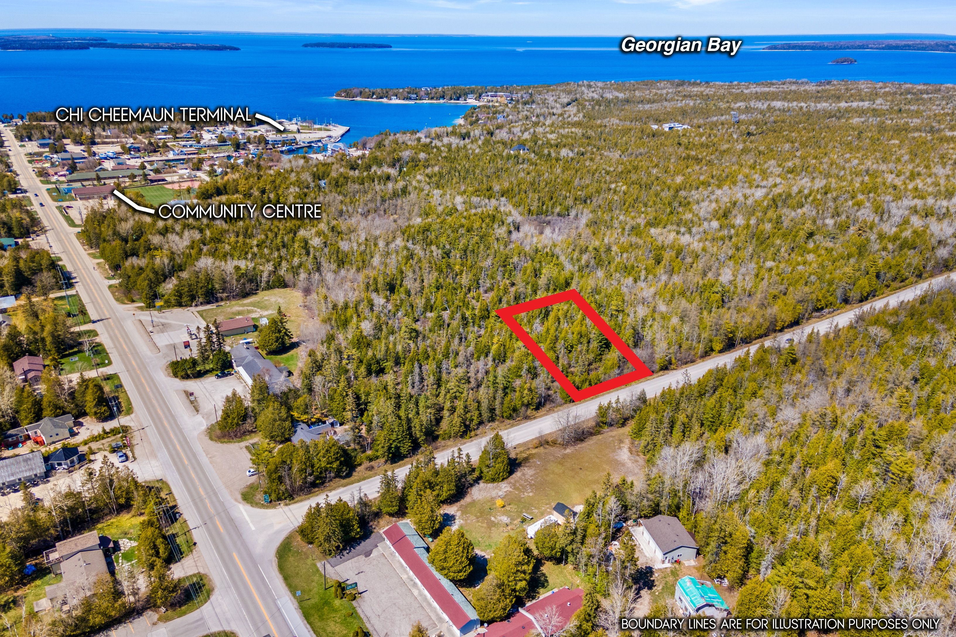 This is more than just "rocks and trees" - it's opportunity and adventure! This 100ft. x 200ft. lot located only a short walk or bike ride to downtown Tobermory offers a place for you to unwind from the stresses of everyday life. The property is well treed, with hydro service available nearby at the corner of Chi Sin Tib Dek Rd. and Highway 6. The propertywas recently surveyed and is readily marked. Just shy of 0.5 acres in size, there is also the potential to purchase the adjoining lot for an even larger in-town property! Get ready to explore the Bruce Peninsula & Tobermory - from sandy beaches to shops, restaurants to hiking trails, and scuba diving to watching the boats in the Harbour, there is something for everyone! -- Property is shown on the key map as Ref. # 6.