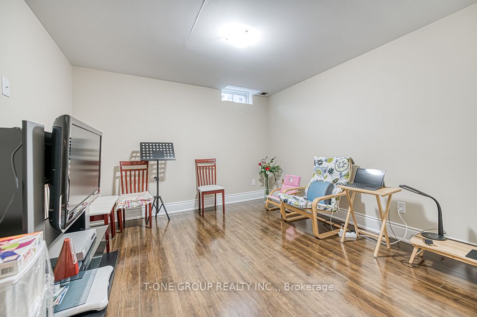 bedroom in finished basement