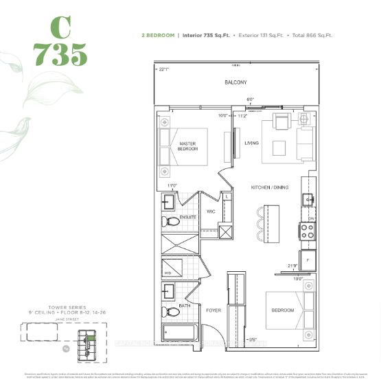 8960 Jane Street #1722, Vaughan Vellore Village