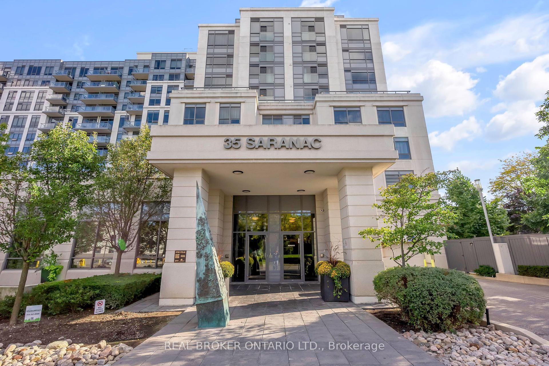 1 Bedroom Condo at 35 Saranac, Toronto For sale
