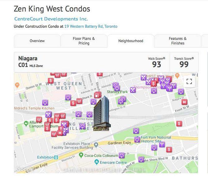 3 Bedrooms Condo at 19 Western Battery,  Toronto For sale