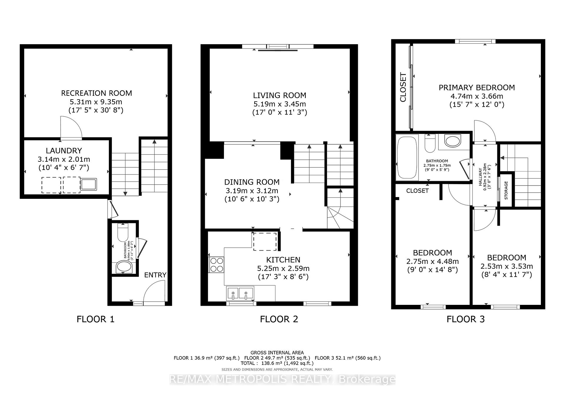 3 Bedrooms Condo at 11 Harrisford, Hamilton For sale
