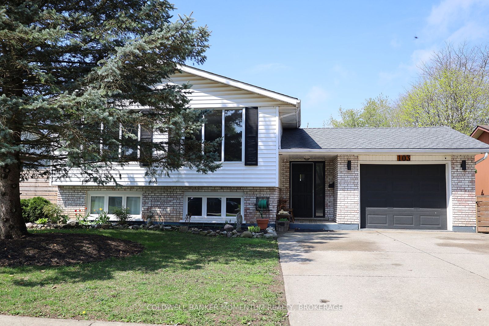 103 Glenayr Place Welland, Ontario Tucked into Wellands sought-after north end, this 3+1 bedroom, 2-bath home has been thoughtfully updated from top to bottom. Step inside and you're greeted by an open-concept living area that flows effortlessly into a beautifully redesigned kitchen. Black cabinetry, wood shelving, and clean lines set the tone for everyday moments and effortless entertaining. Downstairs, the finished basement adds a full extra level of living space, perfect for movie nights, a home office, or space for teens or guests. Out back, the spacious yard is ready for you to dig in, literally. The garden beds are prepped and waiting for spring planting, and theres plenty of room for kids to run or host summer barbecues. This home was more than a renovation project, it was a family's creative vision, brought to life with care and purpose. Now it's ready for a new chapter.
