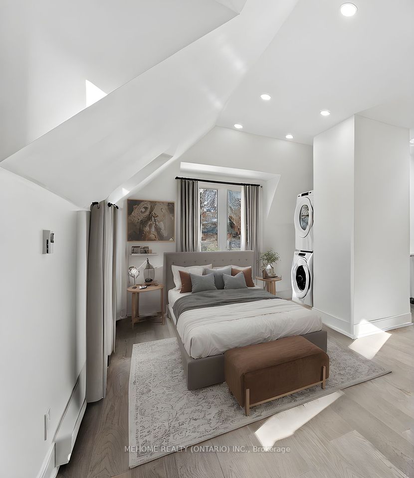 dDigitally staged bedroom