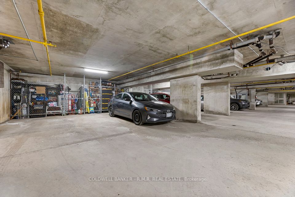 Underground parking and storage locker