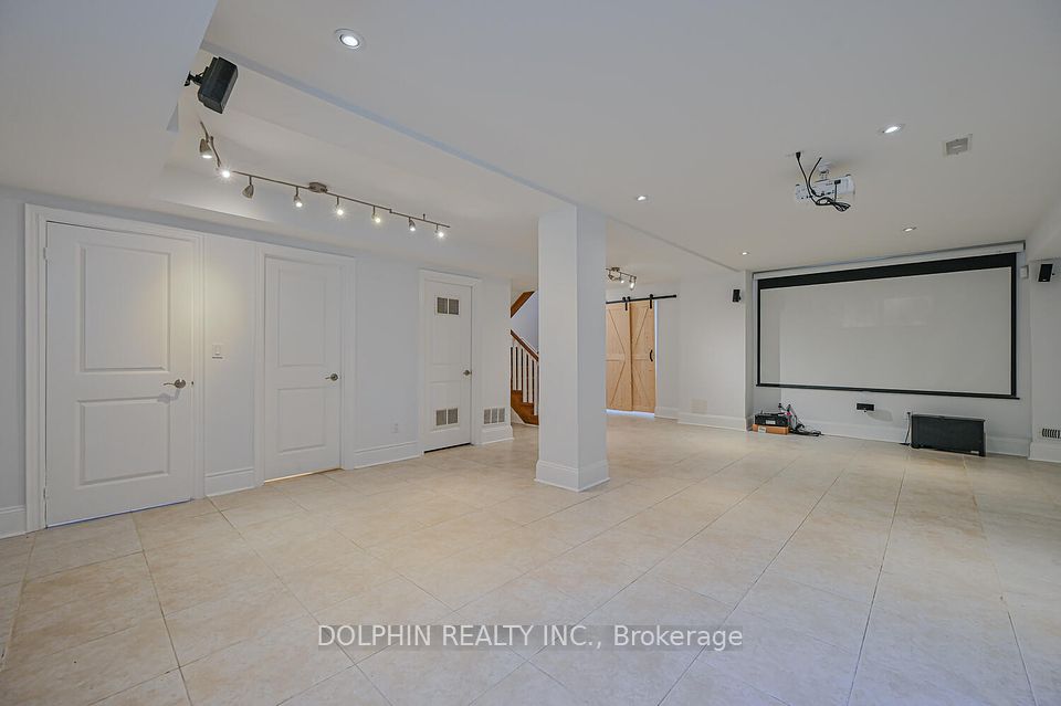 Basement with Projector