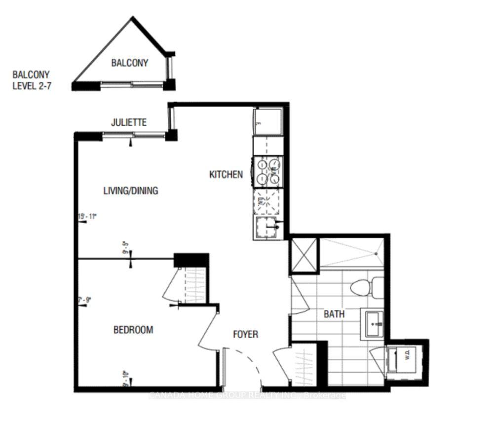 1 Bedroom Condo at 30 Tippett, Toronto For sale