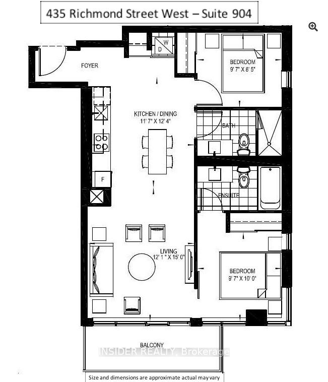 2 Bedrooms Condo at 435 Richmond,  Toronto For sale