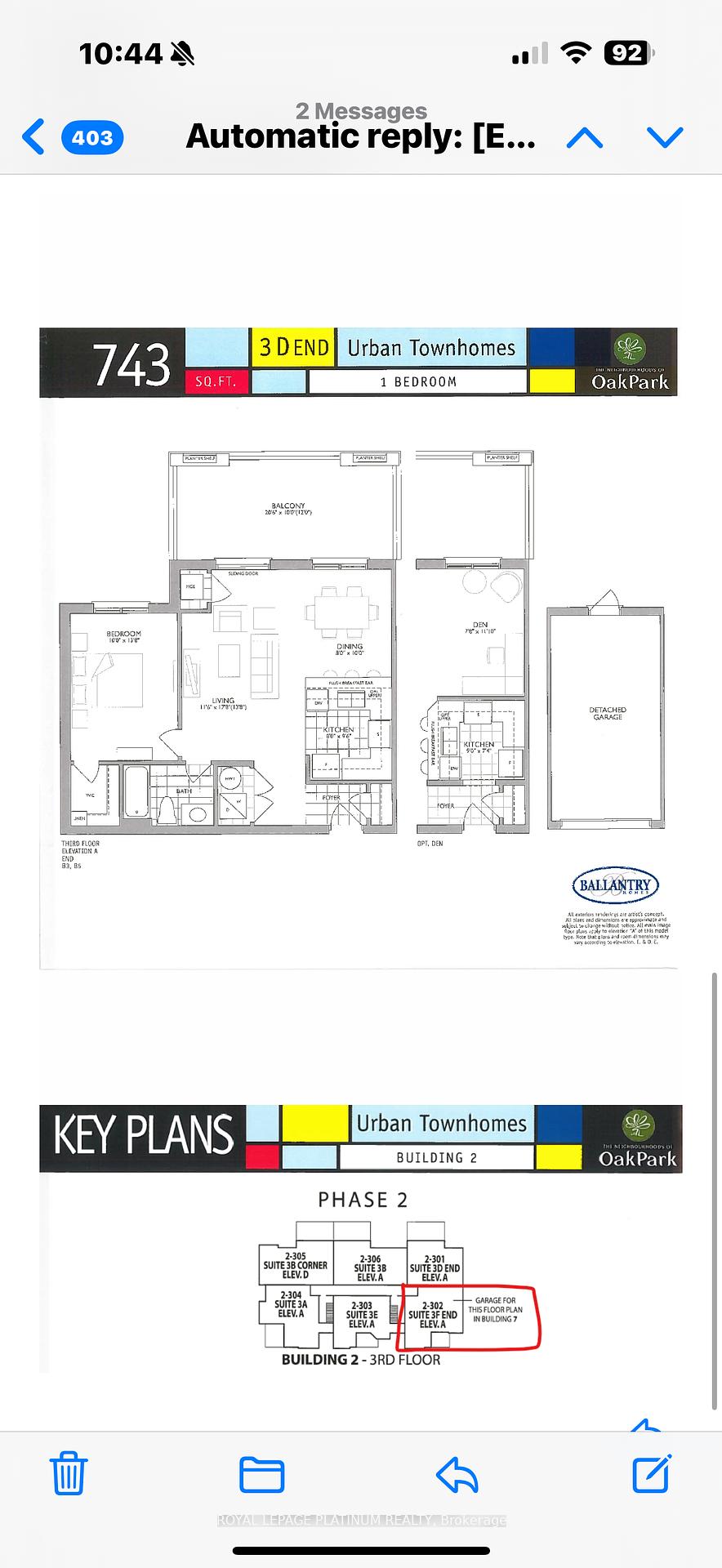 2 Bedrooms Condo at 2339 Sawgrass, Oakville For sale