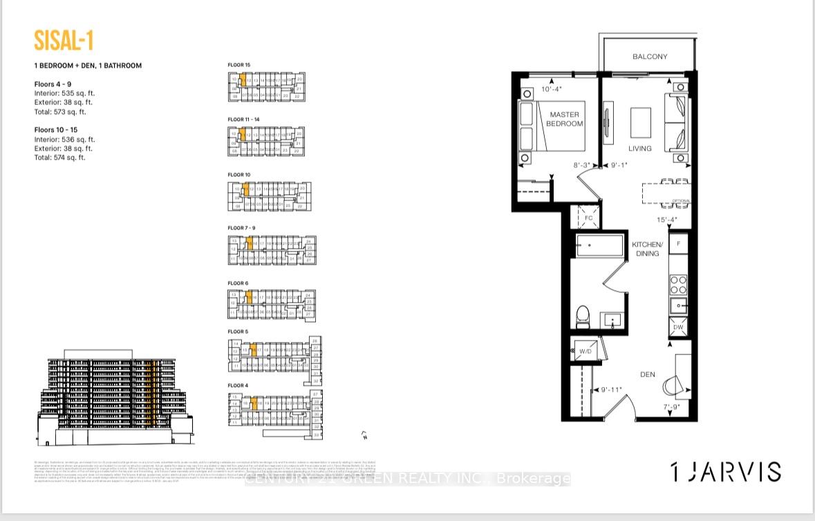1 Bedroom Condo at 1 Jarvis, Hamilton For sale