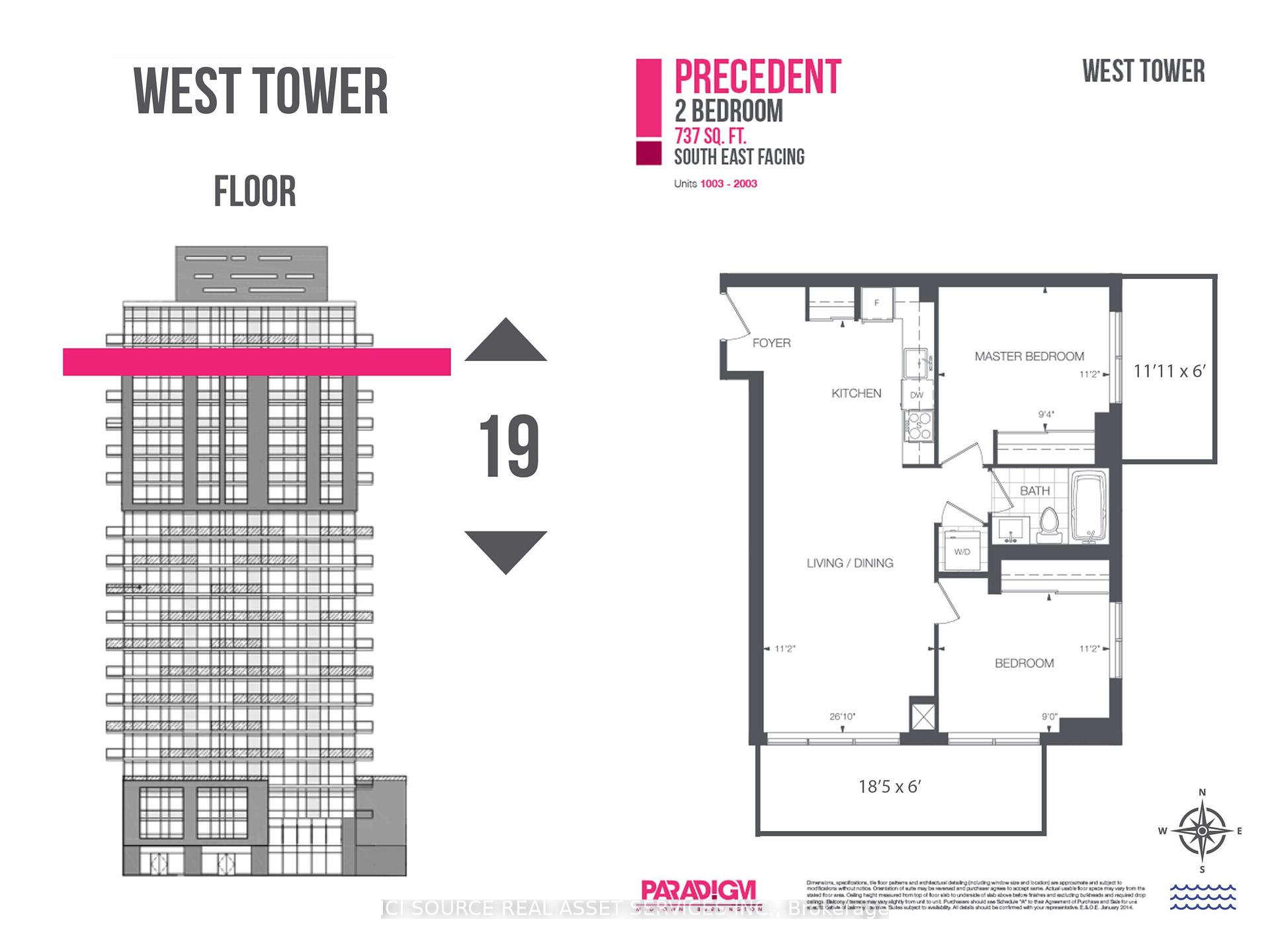 2 Bedrooms Condo at 2081 Fairview,  Burlington For sale