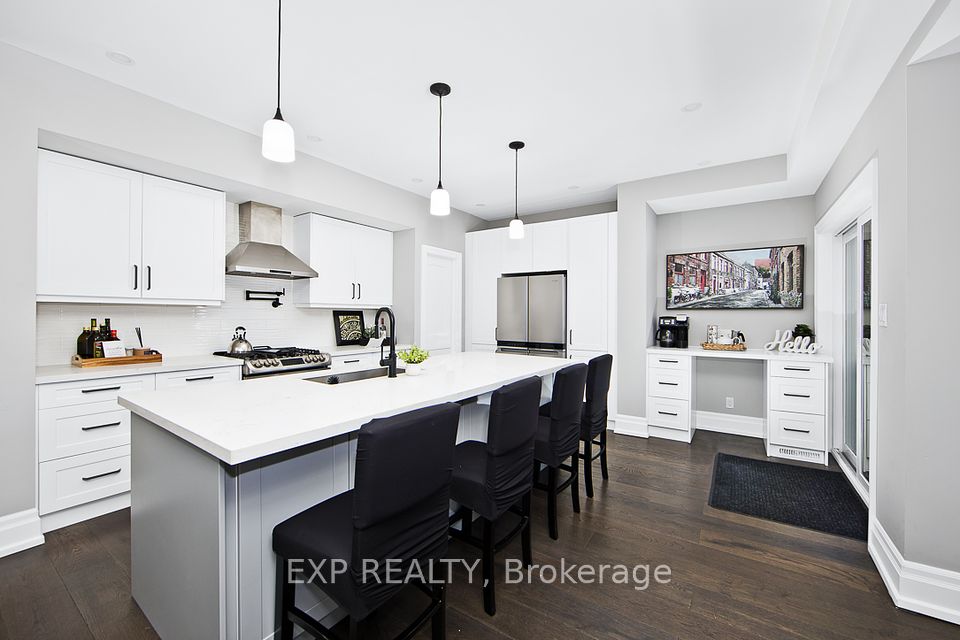 Kitchen with exit to deck