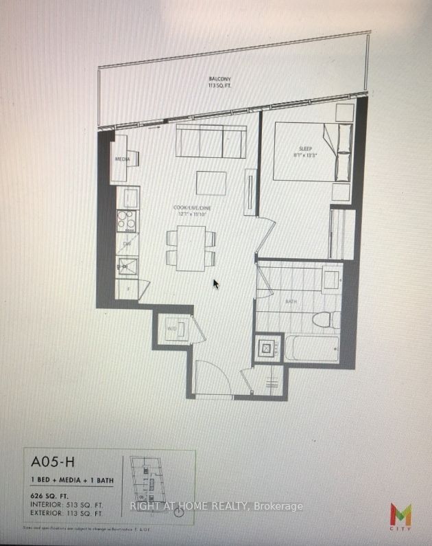 #5105 - 3900 Confederation Parkway, Mississauga, ON L5B 0M3