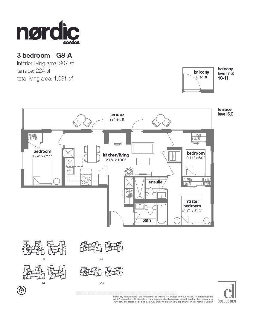 2 Bedrooms Condo at 500 Wilson, Toronto For sale