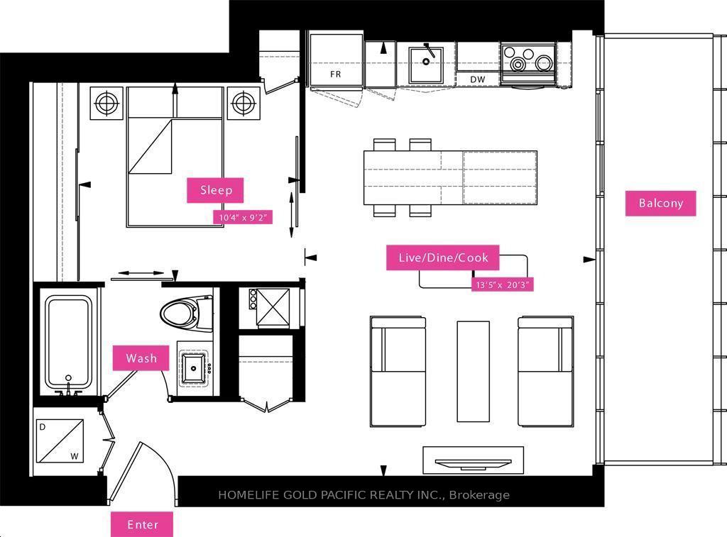 1 Bedroom Condo at 101 Charles, Toronto For sale