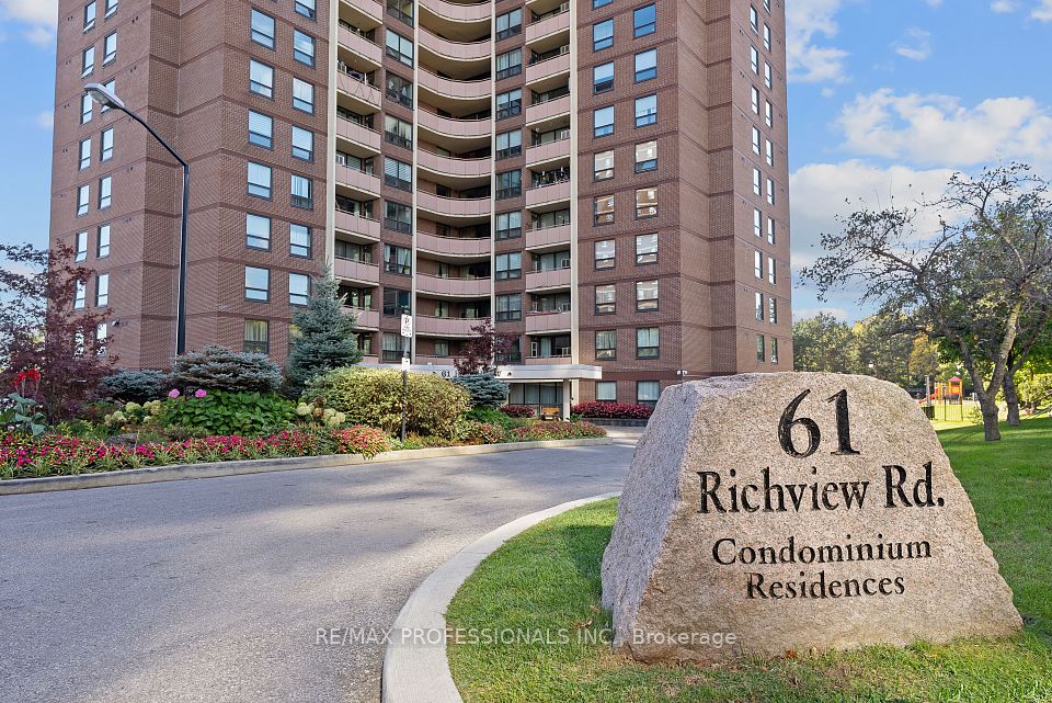 #1012 - 61 Richview Road, Toronto, ON M9A 4M8