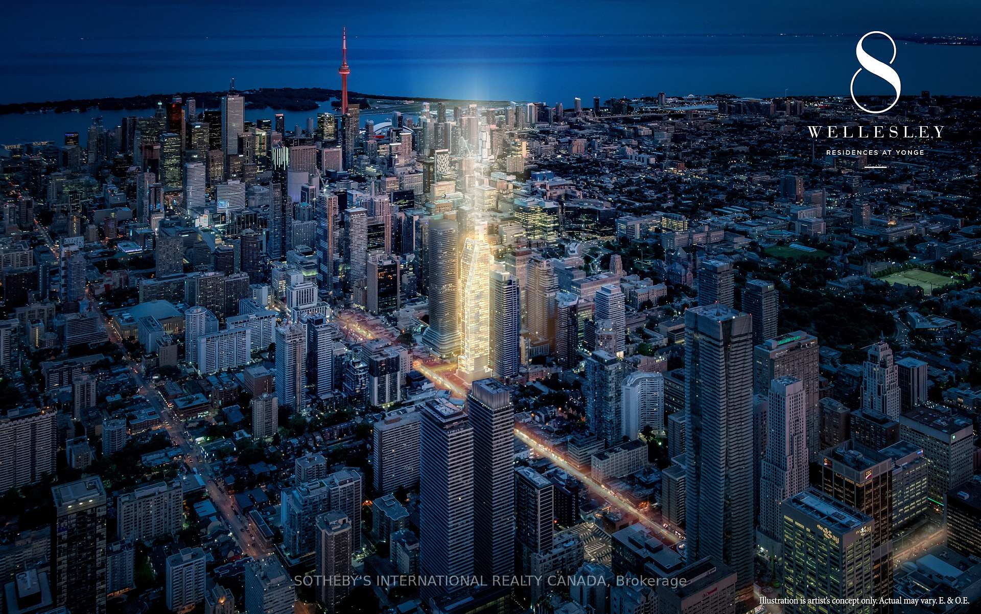 4 Bedrooms Condo at 8 Wellesley, Toronto For sale